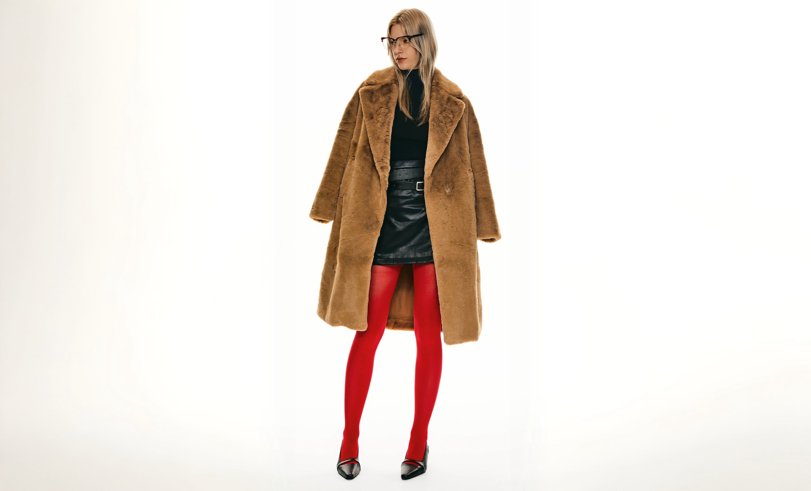 Women’s Long Sherpa Teddy Coat
