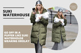 Suki Waterhouse
Kept Off The Chill In A Longline Khaki Padded Coat From Orolay