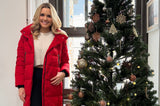 Red Hot for the Holidays: How to Style the Orolay Puffer for Christmas Festivities
