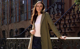 10 façons stylées de porter un long trench-coat à capuche