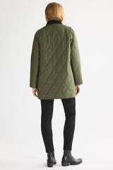 092 Universe® Lightweight Jacket with Corduroy Collar #color_green