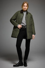 092 Universe® Lightweight Jacket with Corduroy Collar #color_green