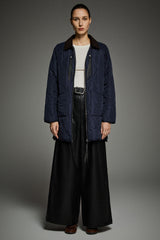 092 Universe® Lightweight Jacket with Corduroy Collar #color_navy