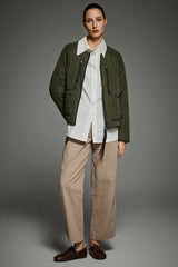 OROLAY 092 Universe® Lightweight Quilted Jacket #color_green