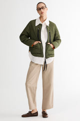 OROLAY 092 Universe® Lightweight Quilted Jacket #color_green