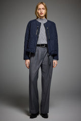 OROLAY 092 Universe® Lightweight Quilted Jacket #color_navy