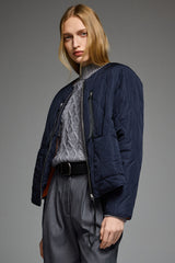OROLAY 092 Universe® Lightweight Quilted Jacket #color_navy