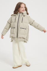 Orolay 092 Classics Kids Thickened Hooded Down Coat #color_beige