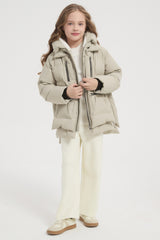 Orolay 092 Classics Kids Thickened Hooded Down Coat #color_beige