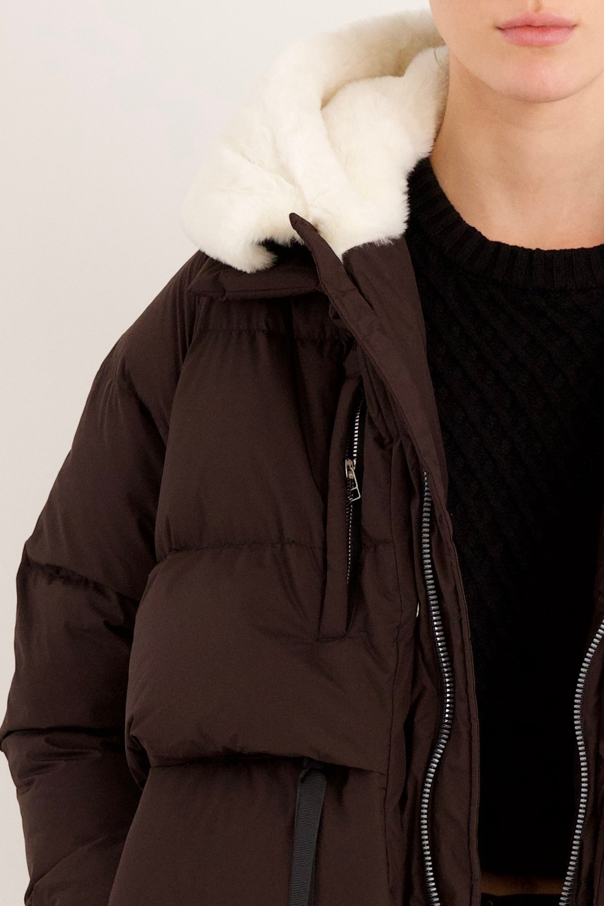 Orolay-Long Winter Puffer Jacket-Long Winter Puffer Jacket - Orolay, #color_coffee