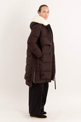 Orolay-Long Winter Puffer Jacket-Long Winter Puffer Jacket - Orolay, #color_coffee