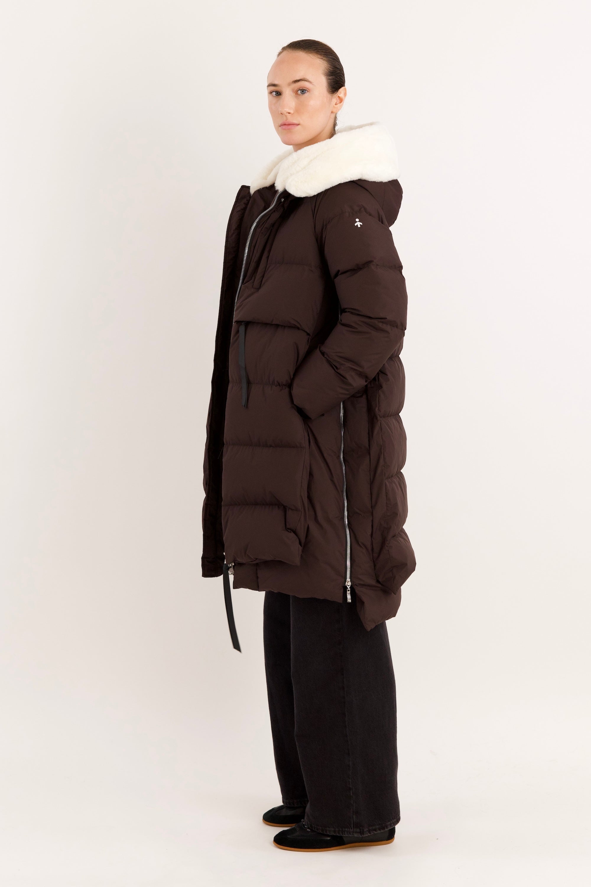 Orolay-Long Winter Puffer Jacket-Long Winter Puffer Jacket - Orolay, #color_coffee