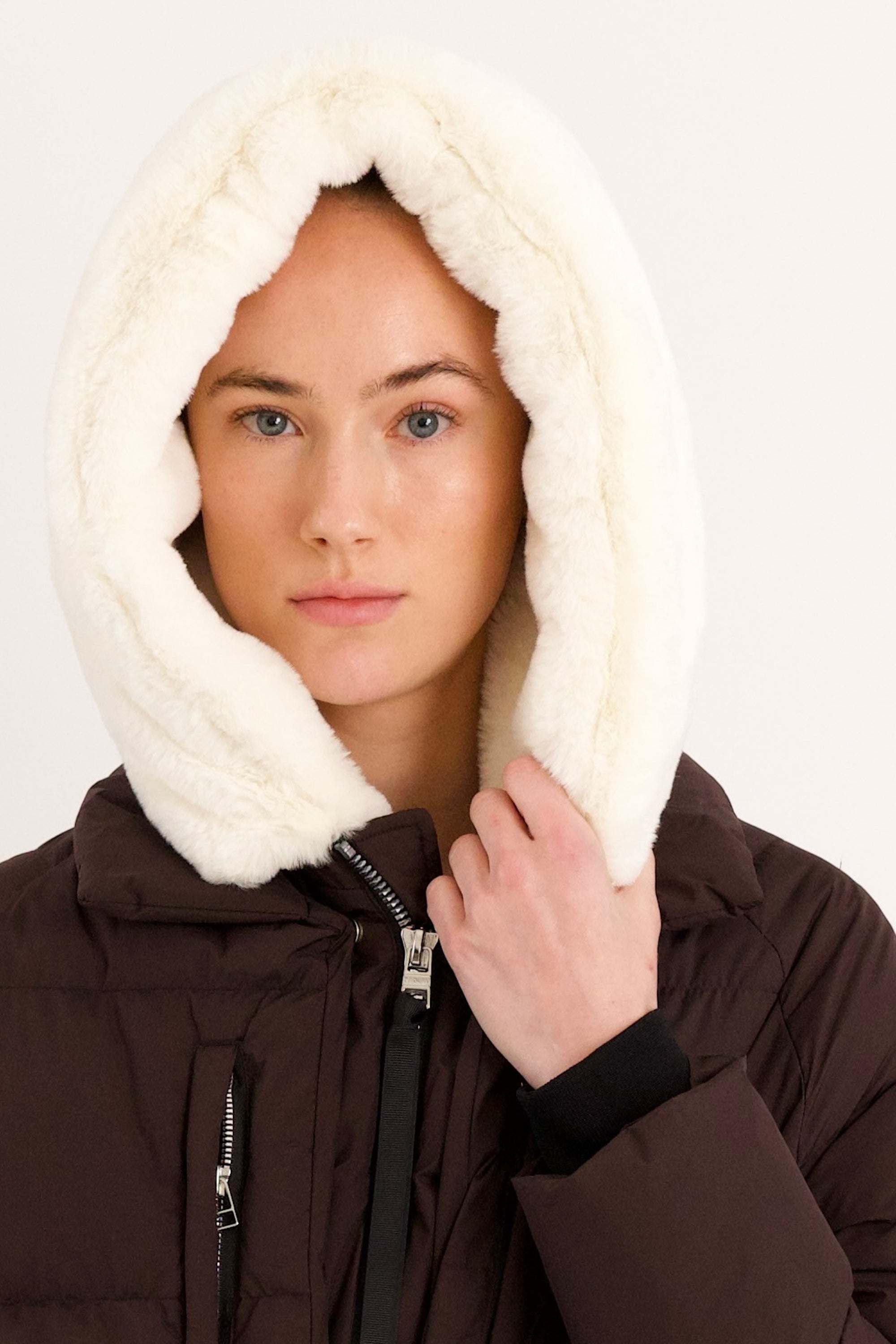 Orolay-Long Winter Puffer Jacket-Long Winter Puffer Jacket - Orolay, #color_coffee