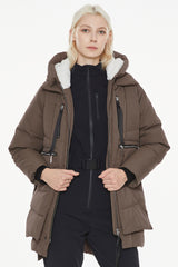 Orolay 092 Classics Women's Thickened Down Jacket #color_coffee