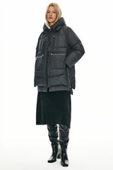 Orolay 092 Classics Women's Thickened Down Jacket #color_darkgray