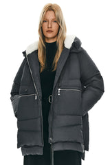 Orolay 092 Classics Women's Thickened Down Jacket #color_darkgray