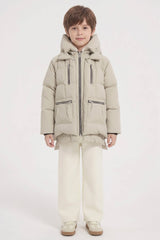 Orolay 092 Classics Kids Thickened Hooded Down Coat #color_beige