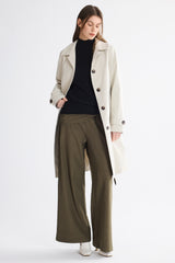 Orolay-Single-Breasted Trench-#color_beige