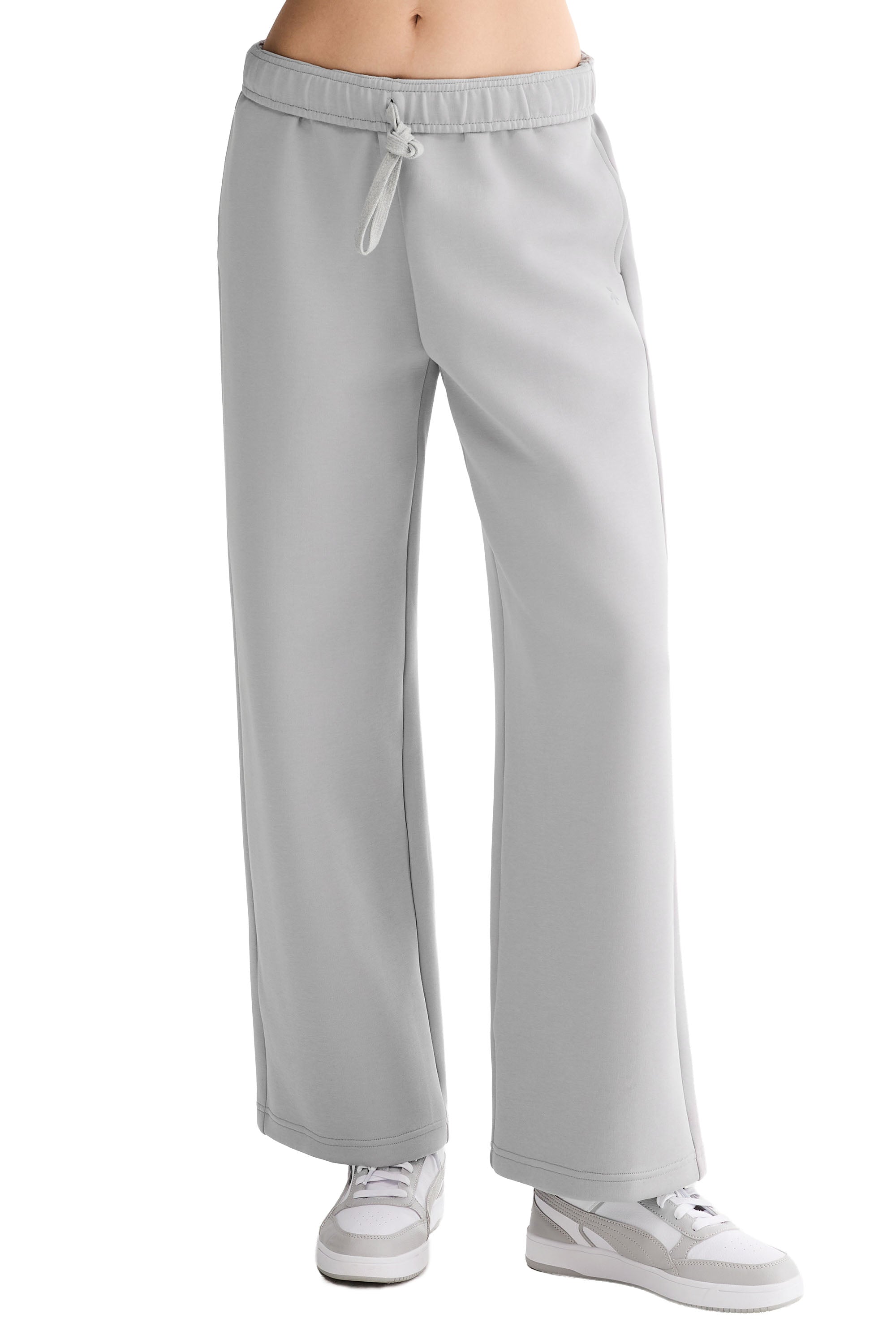 OROLAY Air Layer Wide-Leg Sweatpants #color_gray