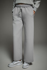 OROLAY Air Layer Wide-Leg Sweatpants #color_gray