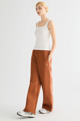 OROLAY Air Layer Wide-Leg Sweatpants #color_orange