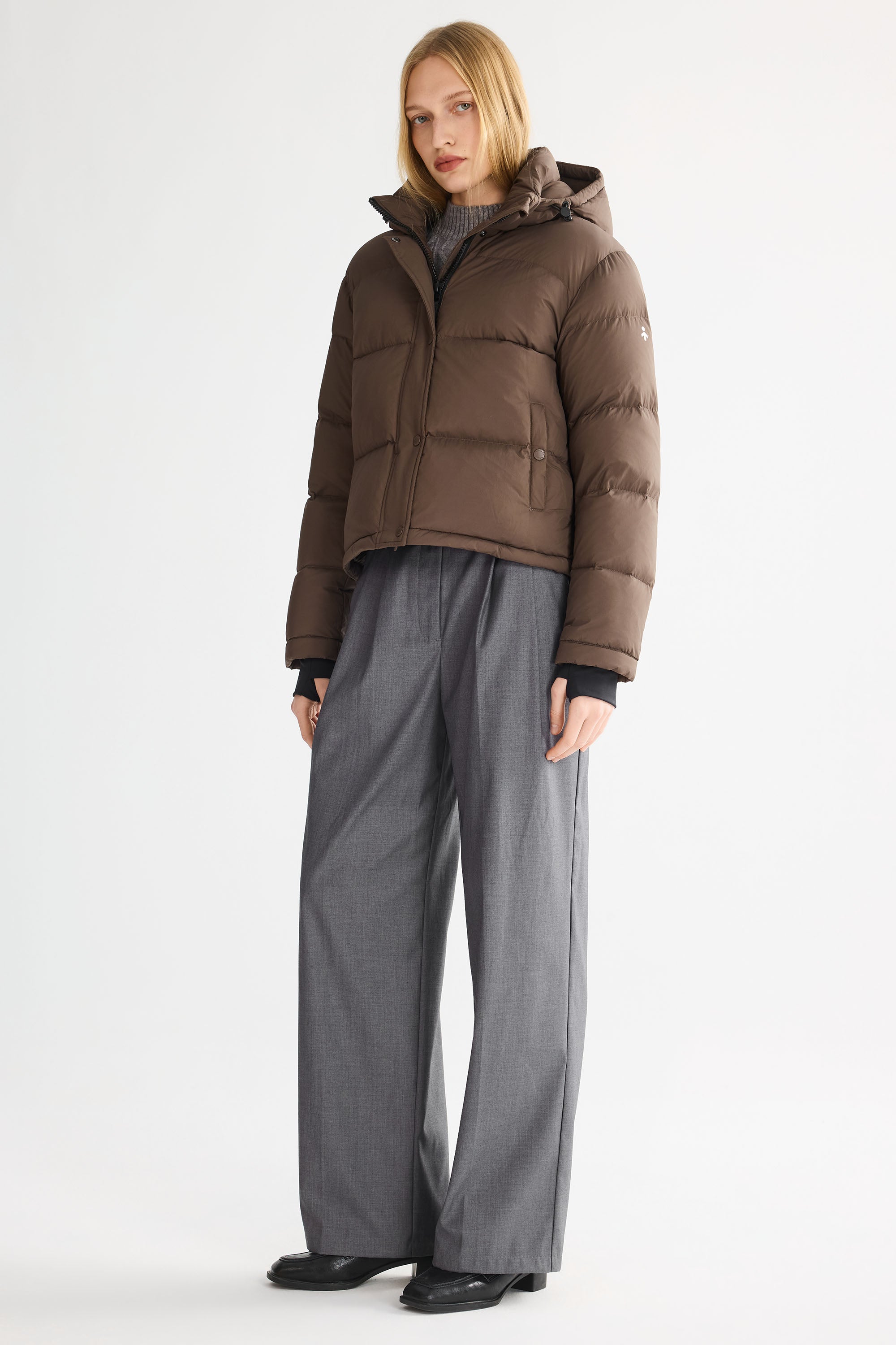 Puff-O® Cropped Down Puffer Jacket