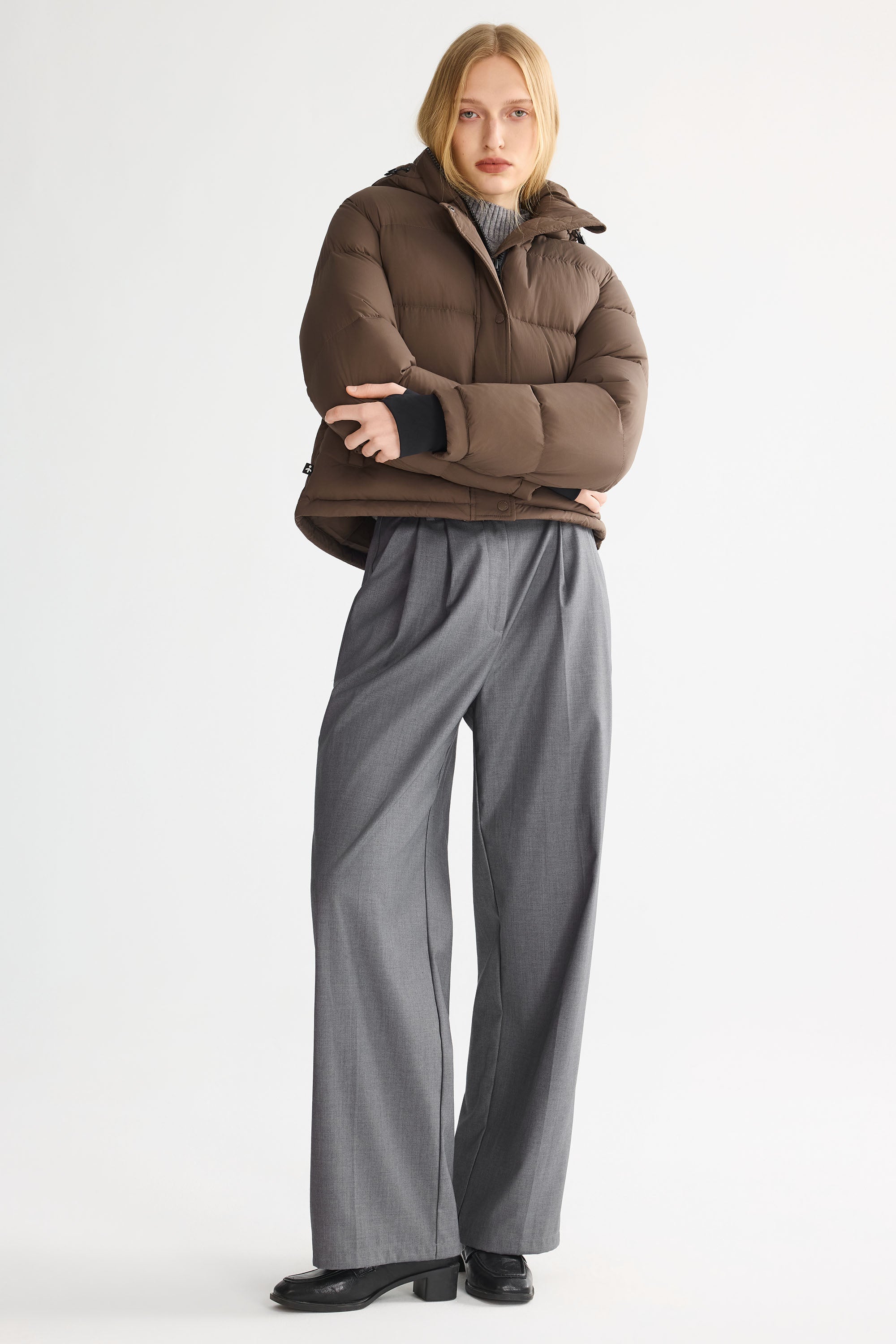 Puff-O® Cropped Down Puffer Jacket
