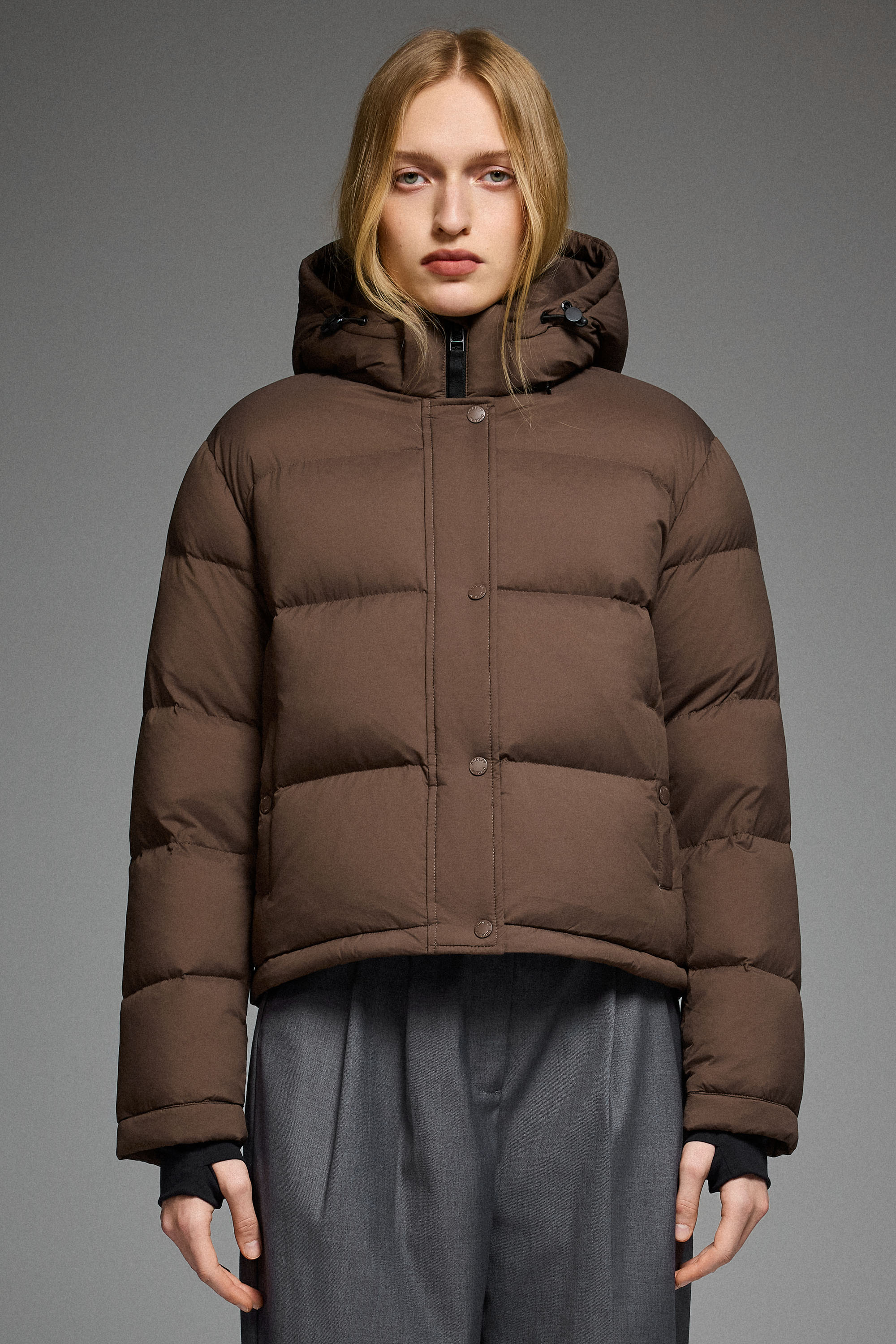 Puff-O® Cropped Down Puffer Jacket