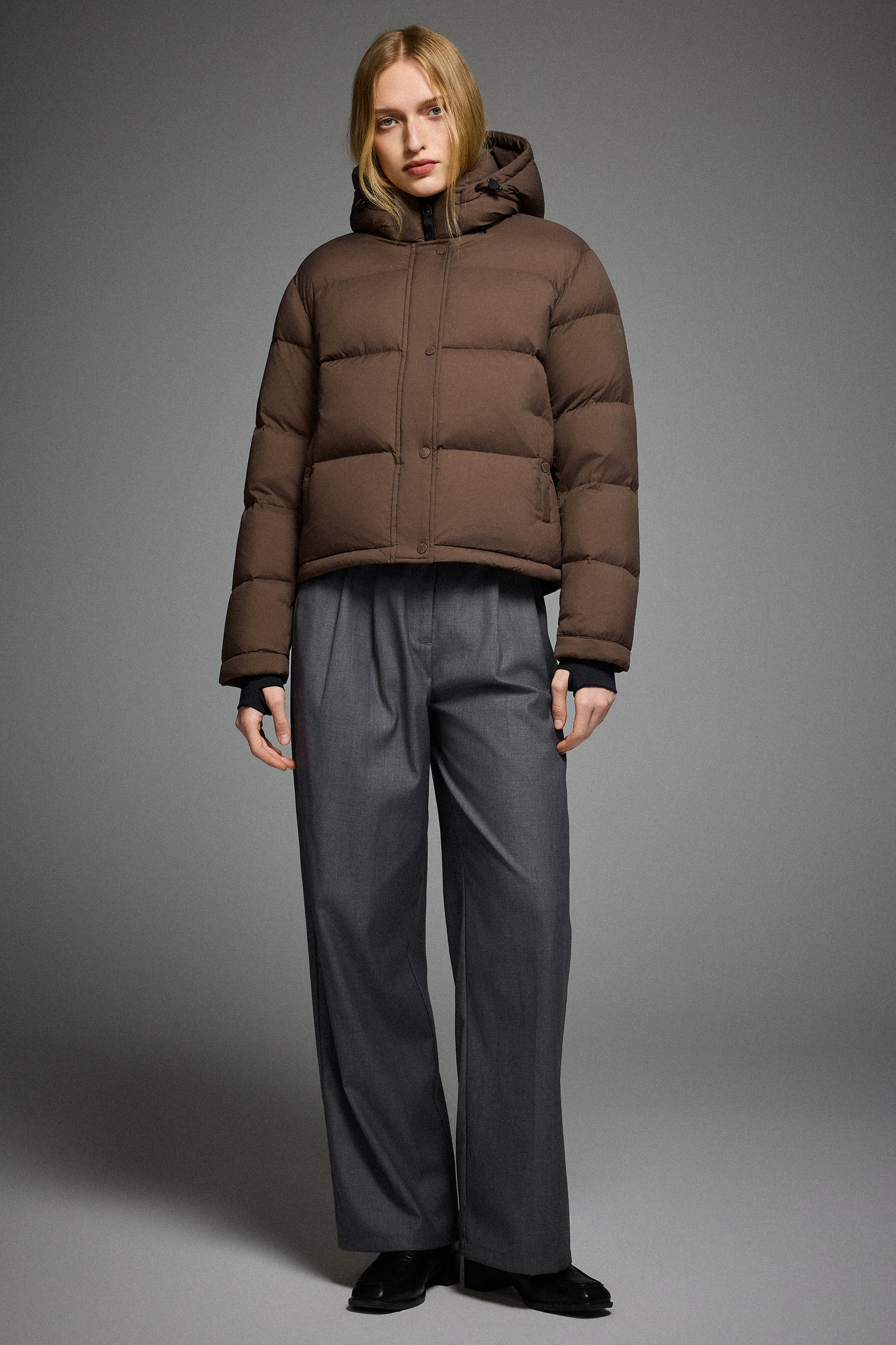 Puff-O® Cropped Down Puffer Jacket