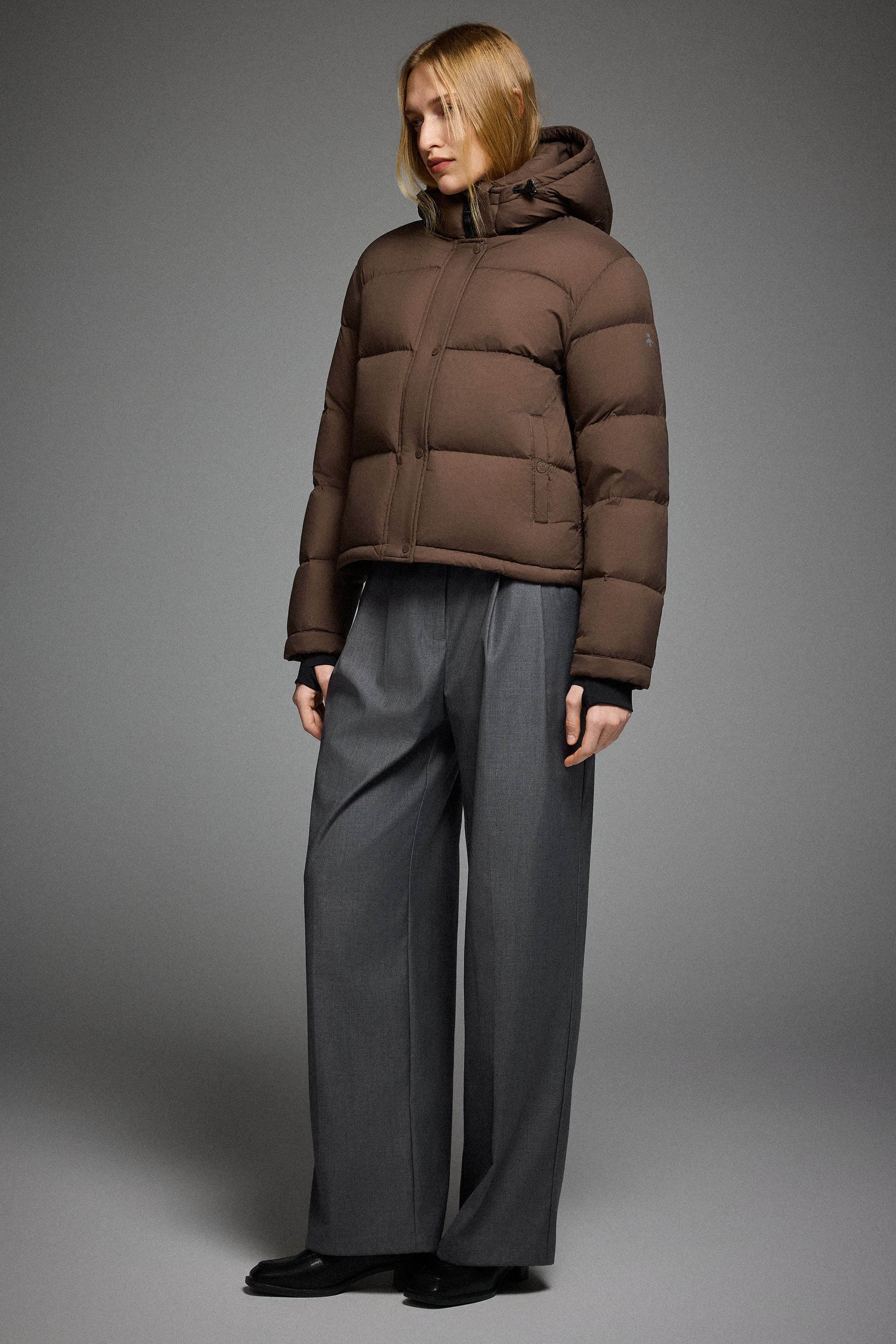 Puff-O® Cropped Down Puffer Jacket