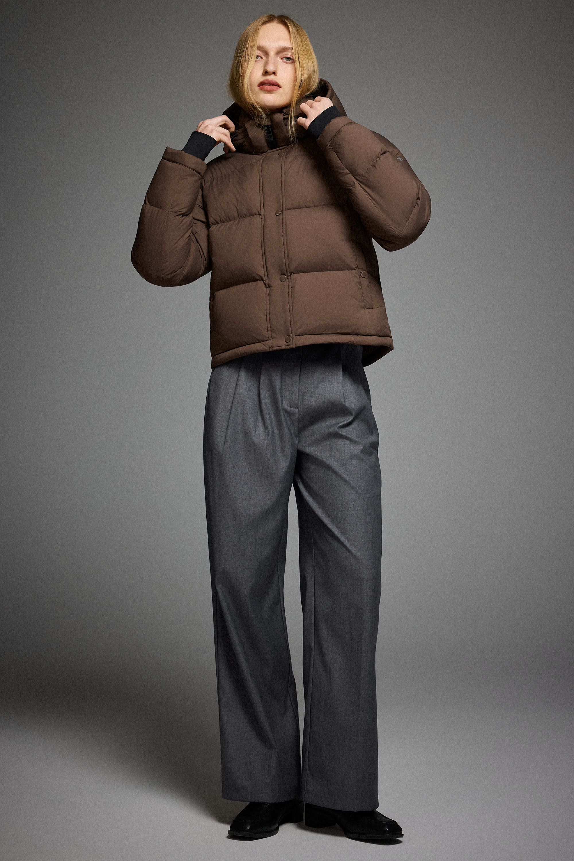 Puff-O® Cropped Down Puffer Jacket