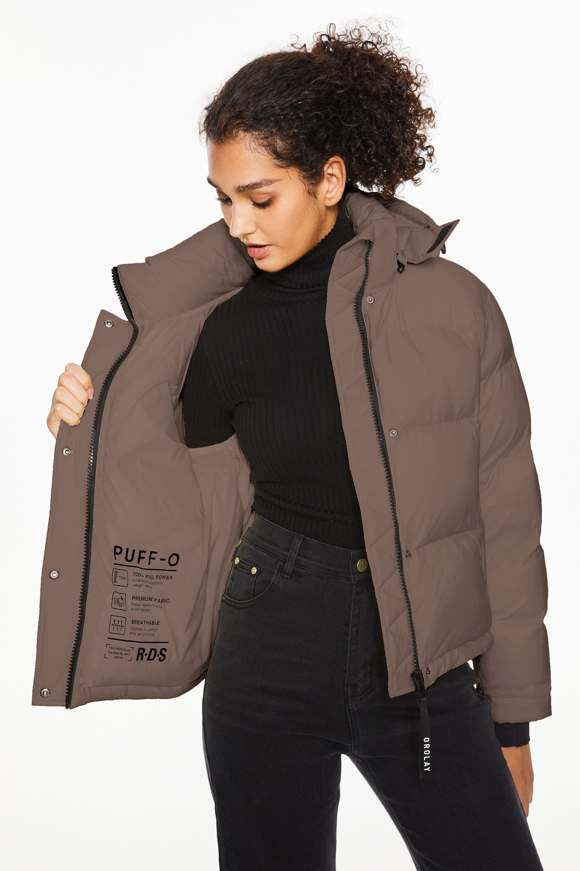 Puff-O® Cropped Down Puffer Jacket