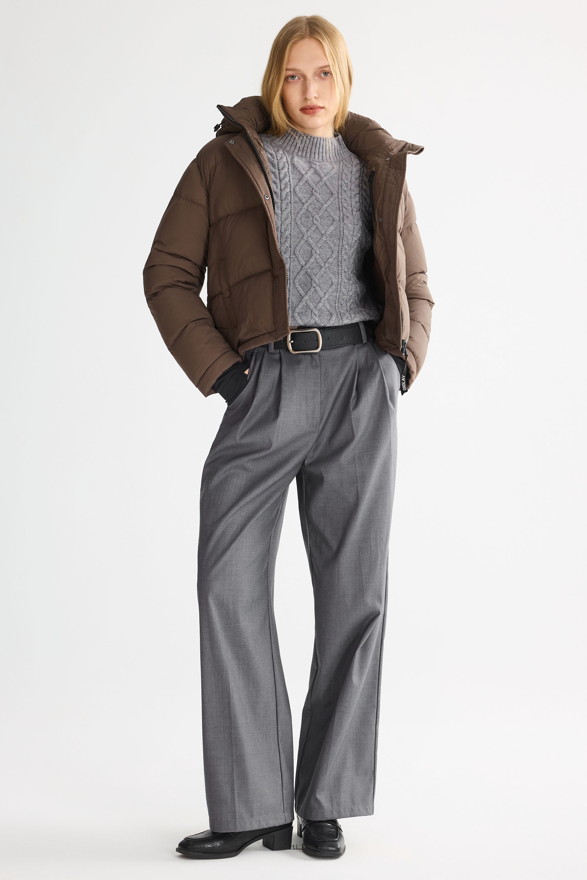 Puff-O® Cropped Down Puffer Jacket