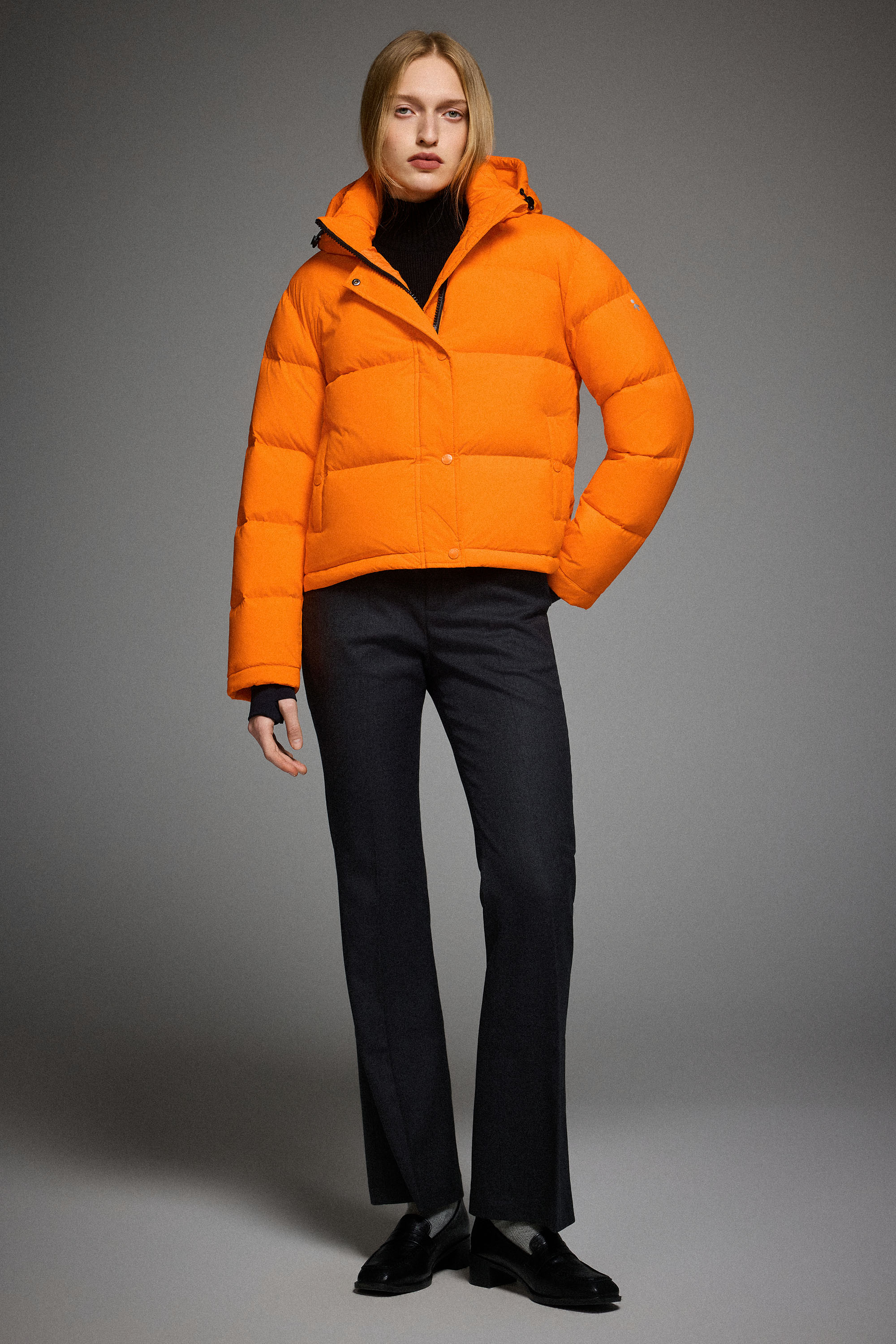 Puff O® Cropped Down Puffer Jacket