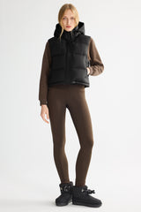 Orolay-Aurora Hooded Puffer Vest-#color_Black
