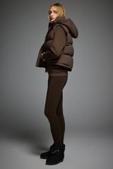 Orolay-Aurora Hooded Puffer Vest-#color_Coffee