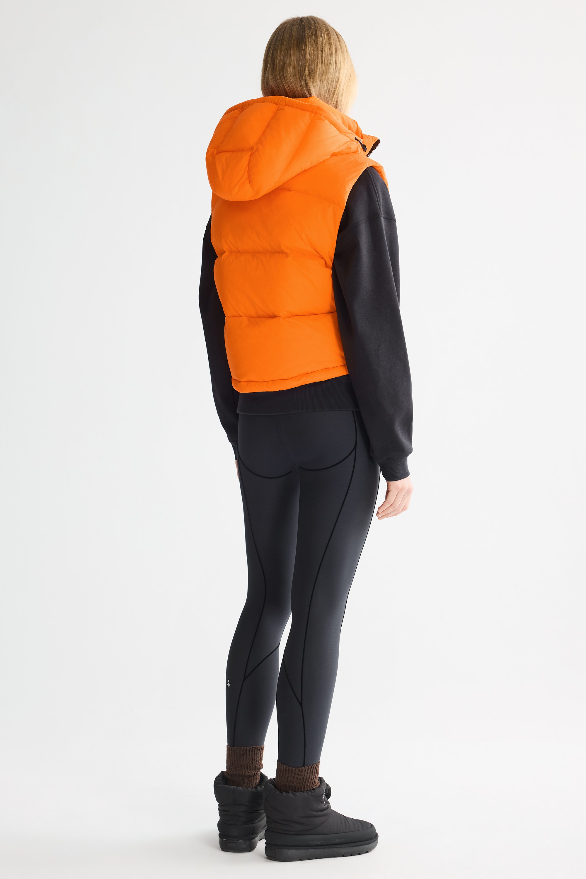 Orolay-Aurora Hooded Puffer Vest-#color_Bright Marigold