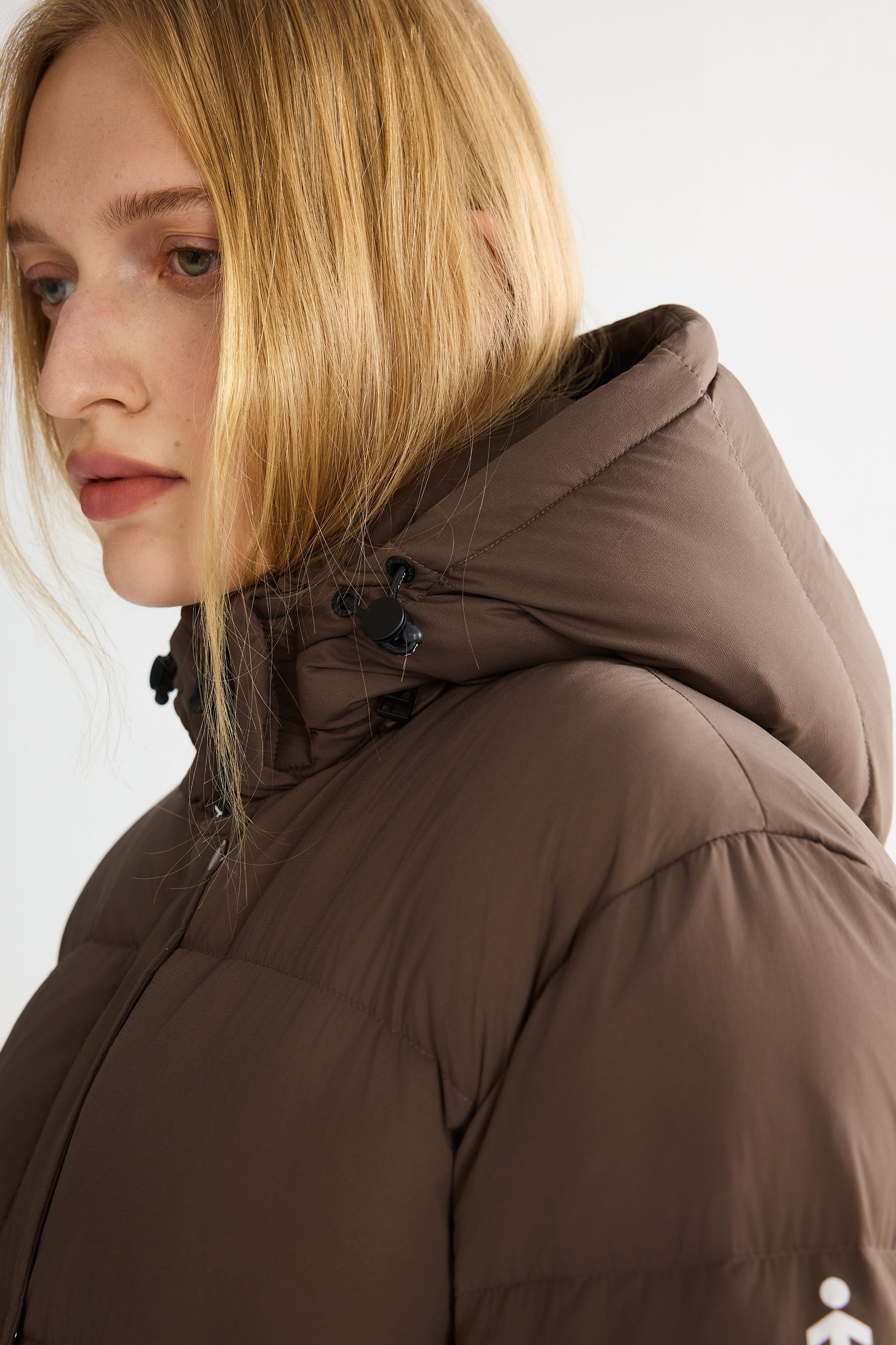 Orolay-Aurora Long Detachable Hooded Down jacket #color_coffee