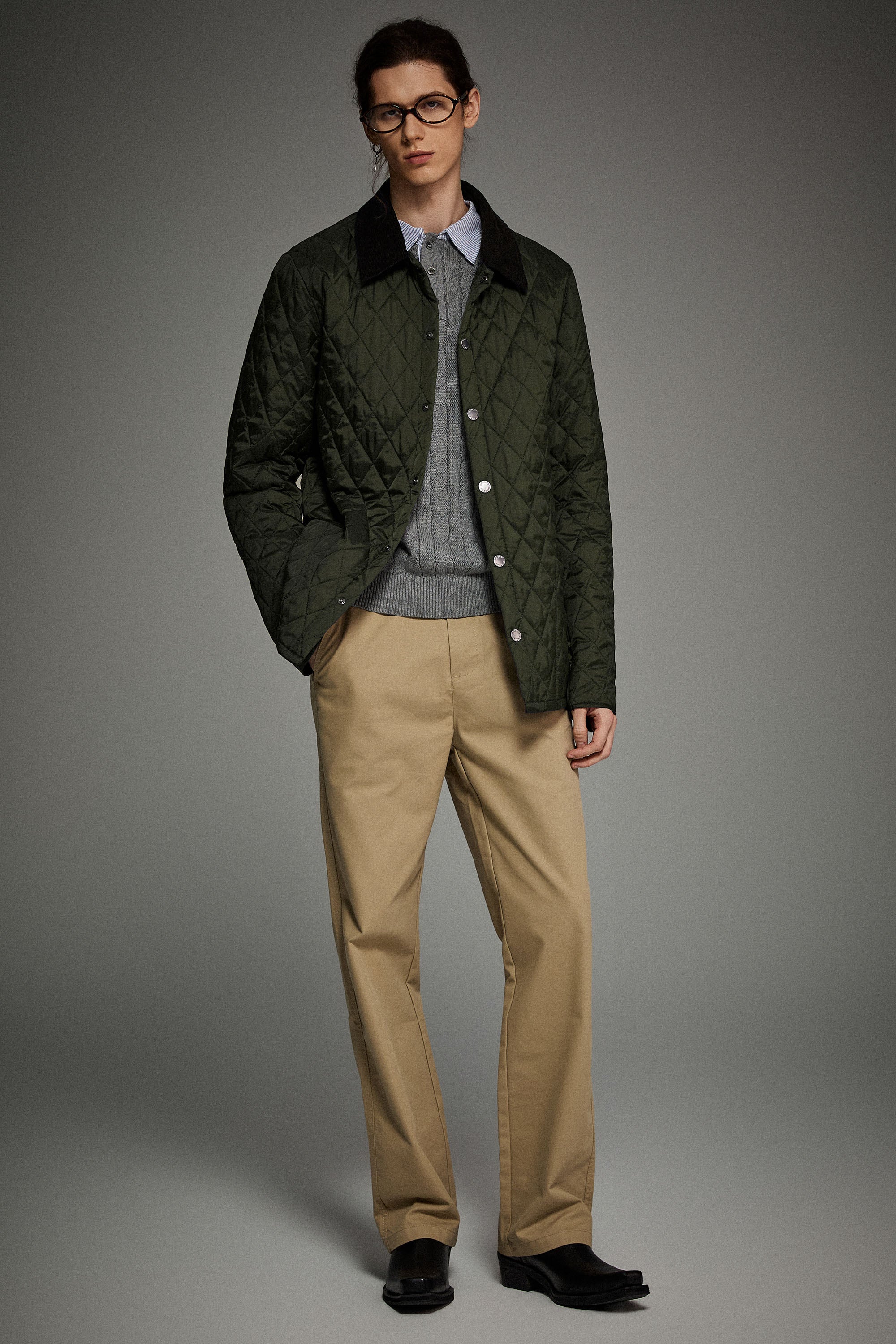 Orolay BarnForm Classic Lightweight Quilted Jacket #color_olive