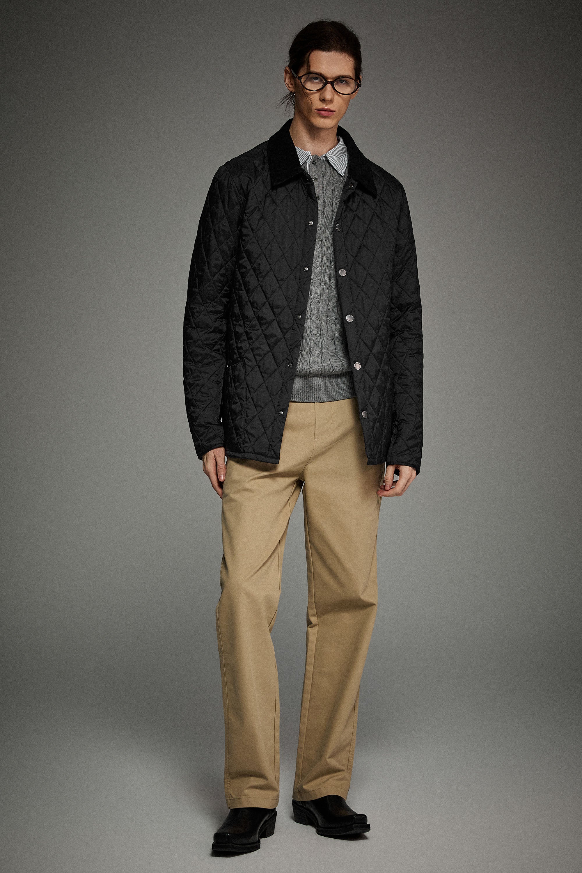 Orolay BarnForm Classic Lightweight Quilted Jacket #color_black