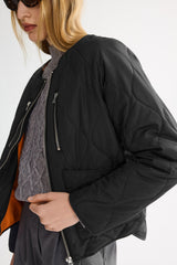 OROLAY 092 Universe® Lightweight Quilted Jacket #color_black