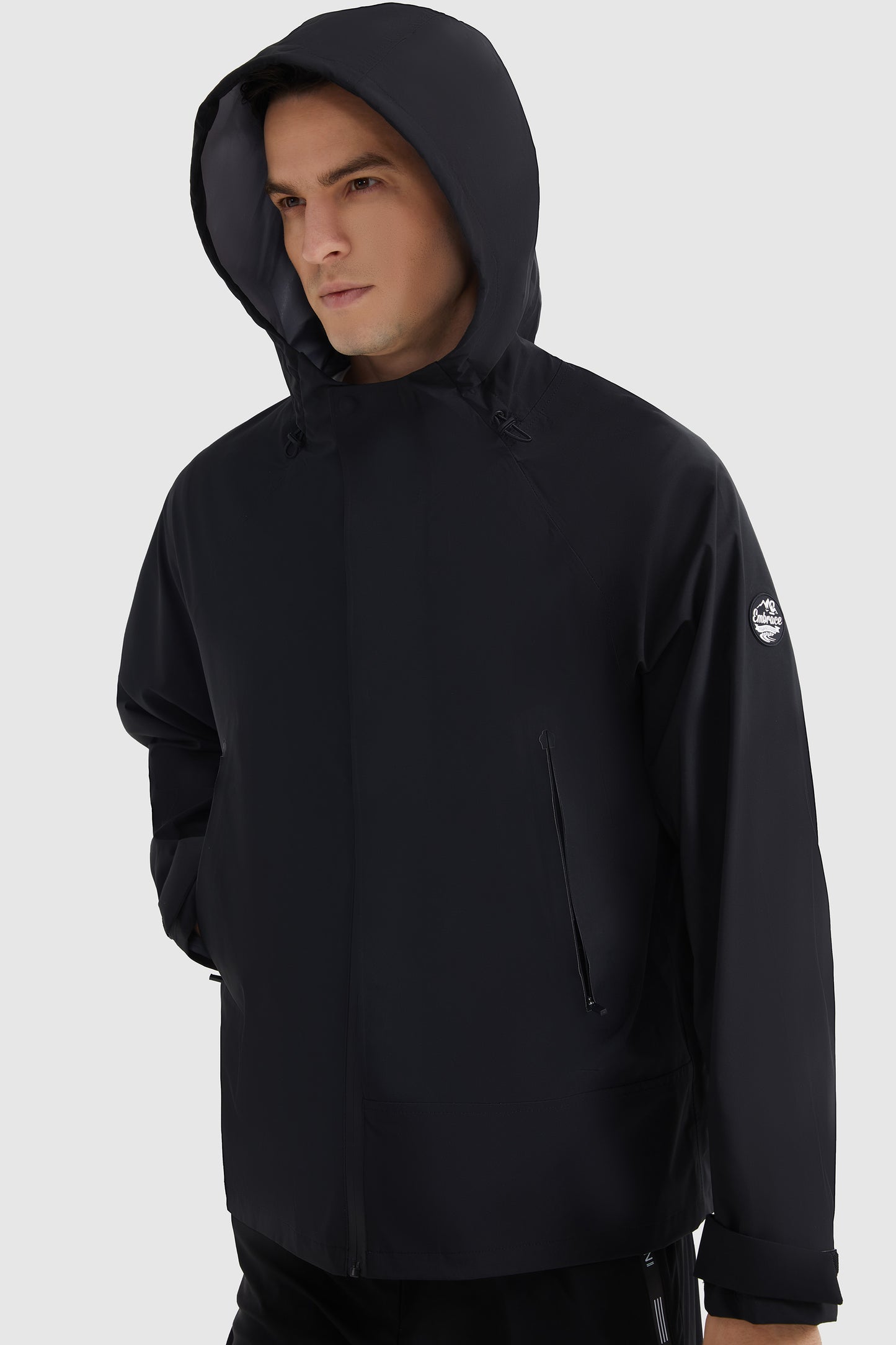 Waterproof Hooded Rain Jacket