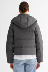 CityForm Short Detachable Hood Down Jacket orolay #color_darkgray