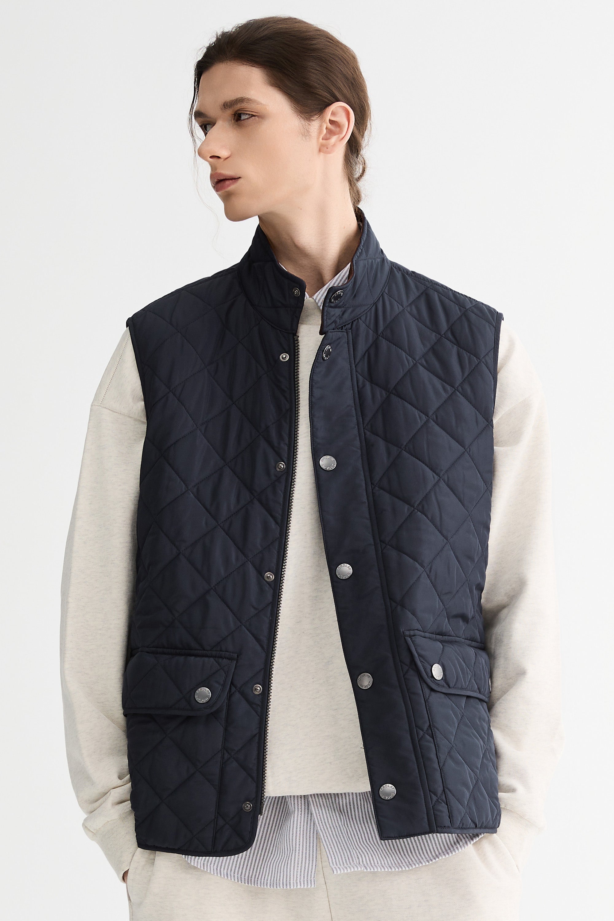 Classic Barn Lightweight Vest #color_navy