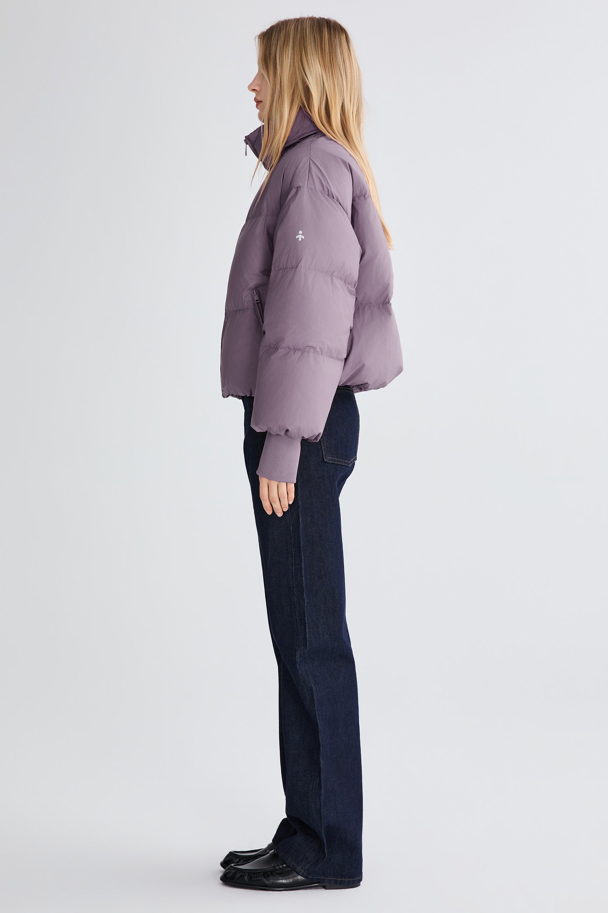 Down Coat-Orolay-Puff-O Classics Short Oversized Down Coat-#color_Sparrow