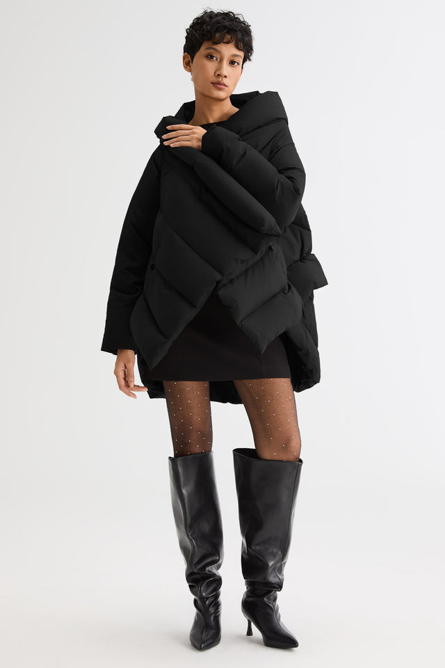Orolay Women's Cloak Puffer Down Coat