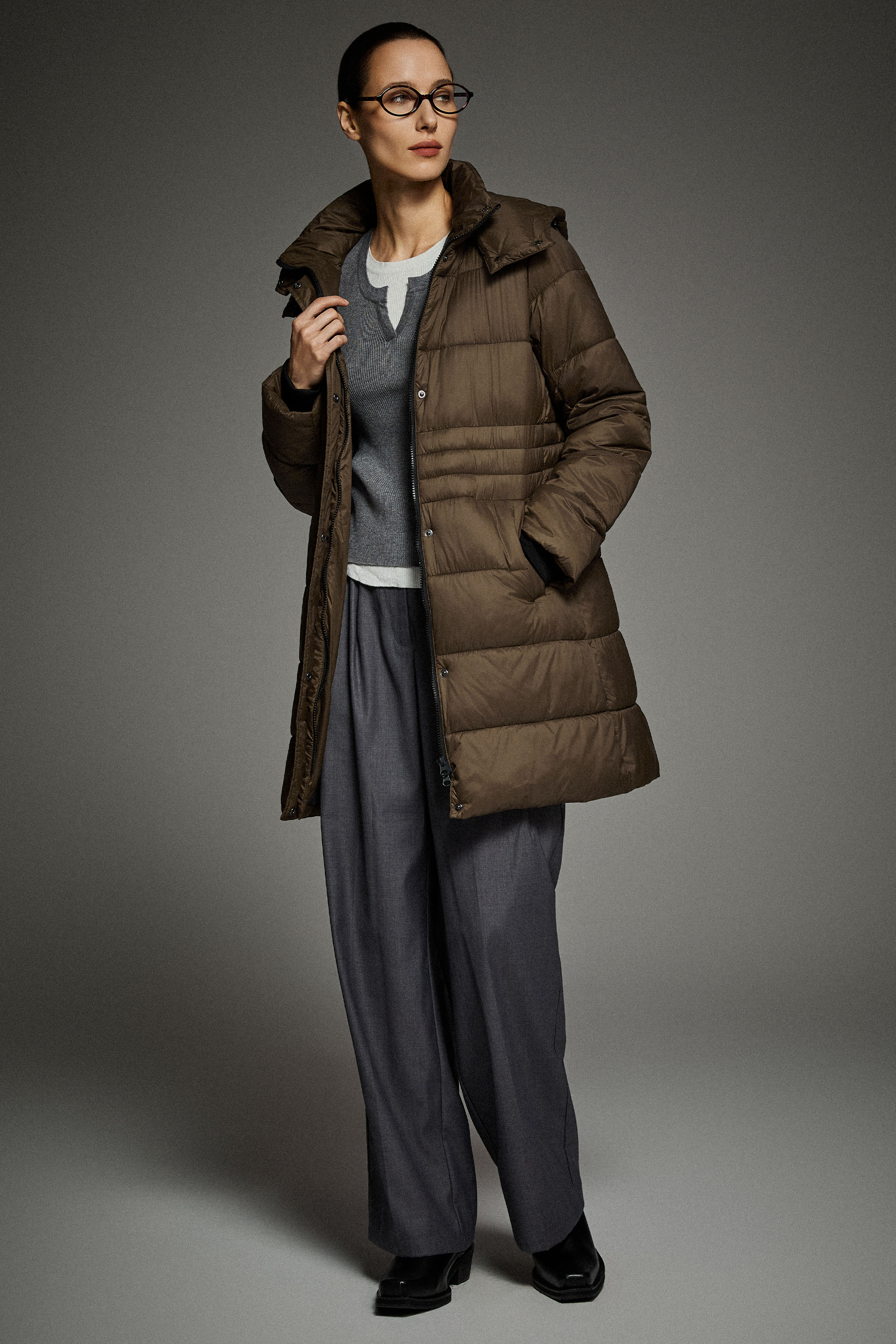 Everyday Insulated Puffer with Hood #color_coffee