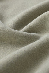 Wool Blend Mid-Length Lapel Coat - Slim Fit orolay #color_gray