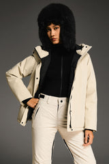 Lightweight Cropped Everyday Parka Jacket orolay #color_beige