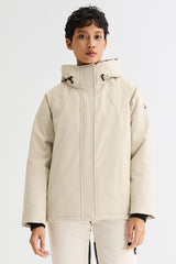 Lightweight Cropped Everyday Parka Jacket orolay #color_beige